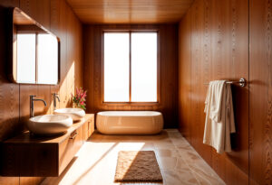 Read more about the article Jakie drewno użyć do łazienki – poradnik wyboru i pielęgnacji